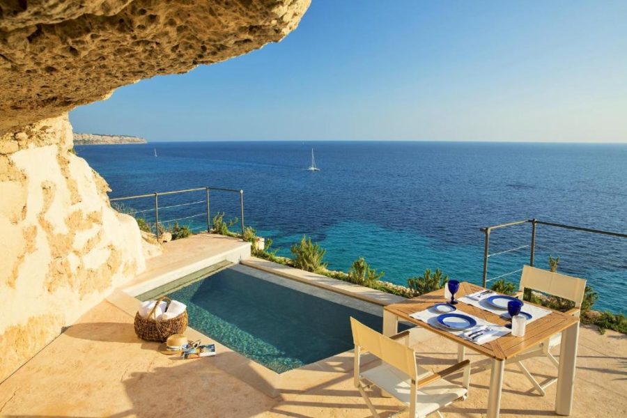 Cap Rocat swimming pool